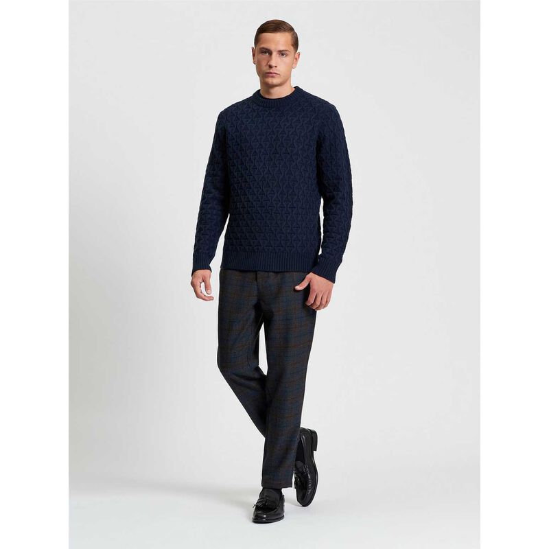 Ben Sherman Cable Texture Crew image number 3